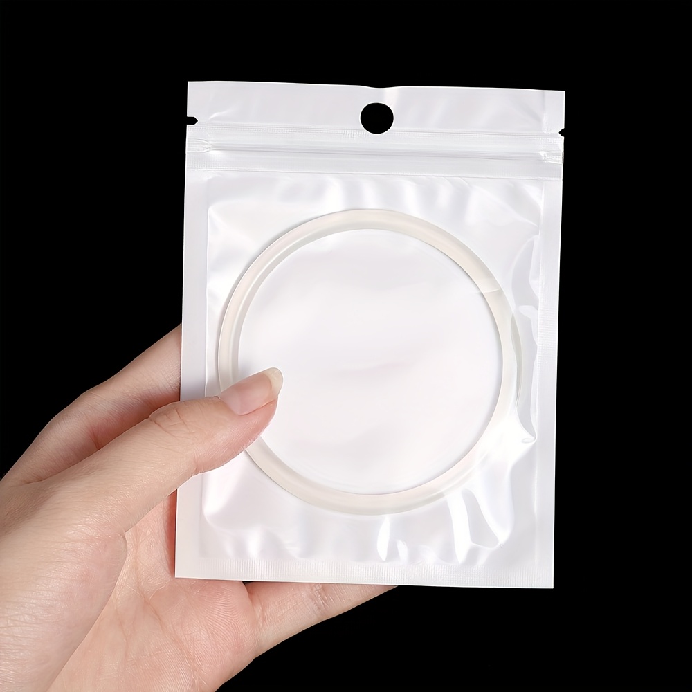 30/50/100pcs White Jewelry Bags for Display Storage