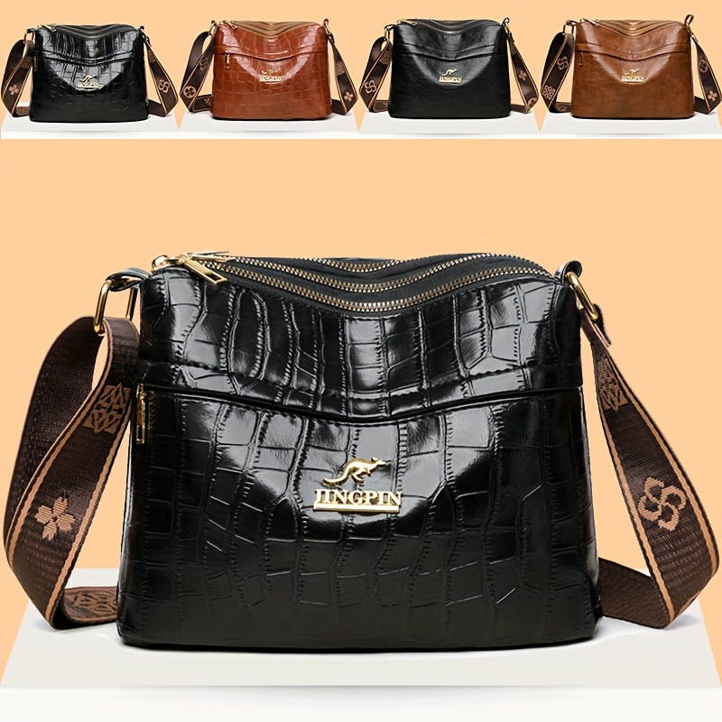 Cultivator★Crocodile Pattern Shoulder Bag関税/送料無料 SA10 vintage crocodile pattern shoulder bag women multi - Temu