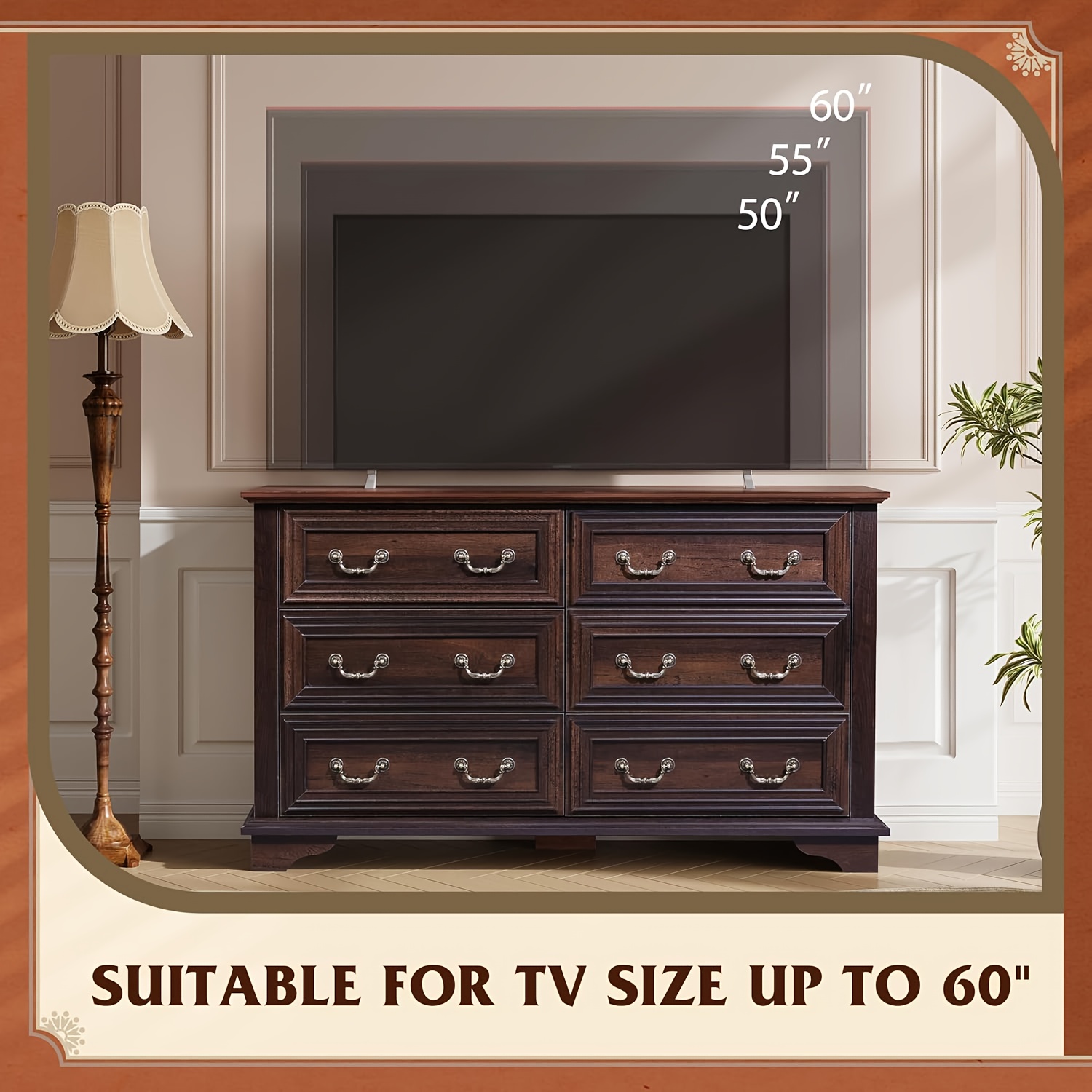 tv dresser sold on Temu United States