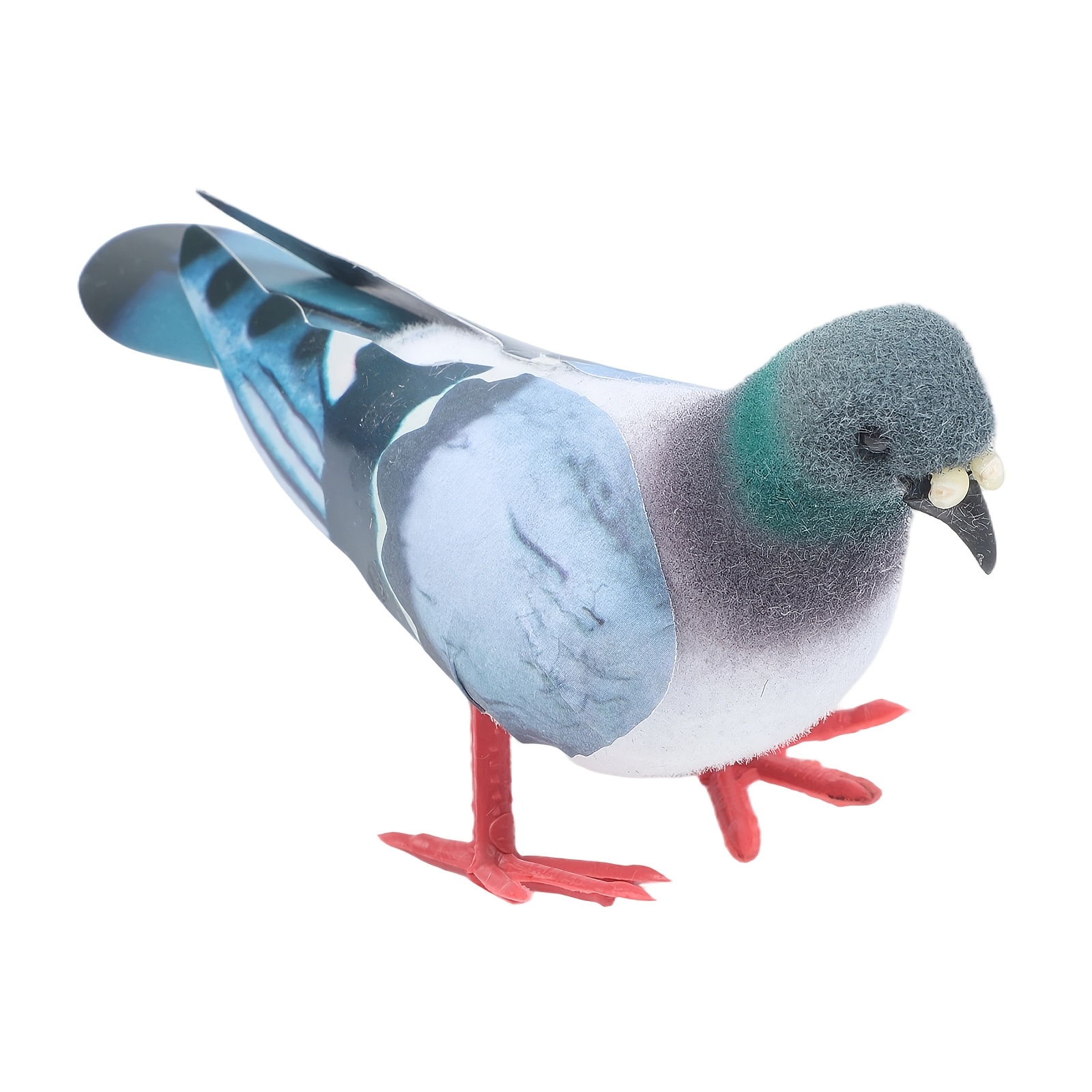 1pc Urtue Realistic Foam Pigeon Decor, Indoor & Outdoor Garden Accent, Landscape Theme, Ideal For Christmas, Thanksgiving, Valentine's, Ramadan & Graduation - No Electricity Needed