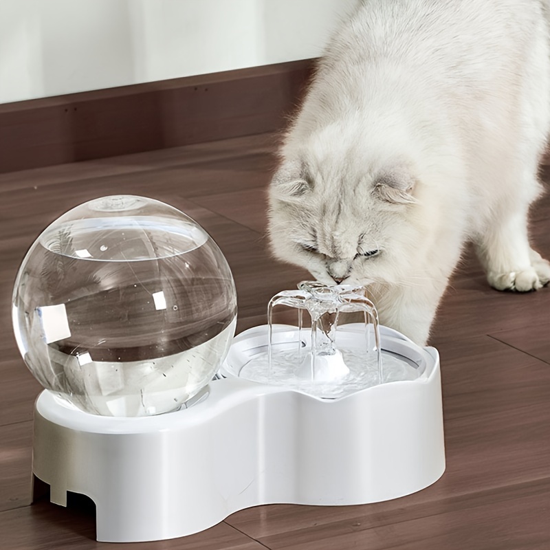 2 3l quiet pet water fountain with usb power bpa free smart cat water dispenser low voltage water drinking bowl for cats non battery operated details 1