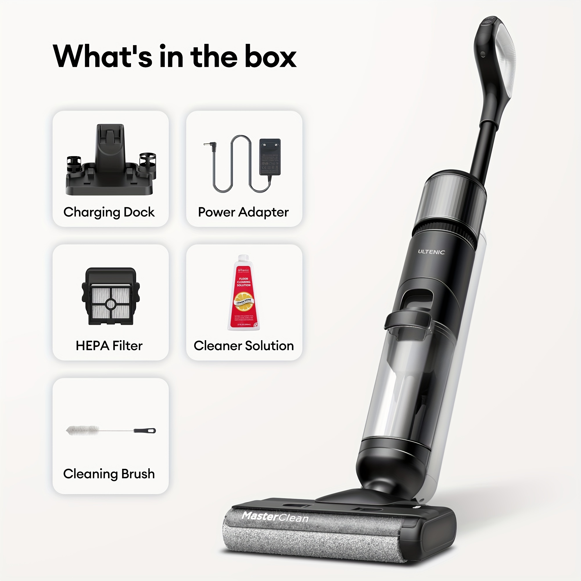 

Cordless Vacuum Mop Combo, Wet Dry Vacuum Cleaner With Self-cleaning, Long , Smart Mess Detection, Lcd Display, Great For Hard Floors And Messes Ac1 Elite