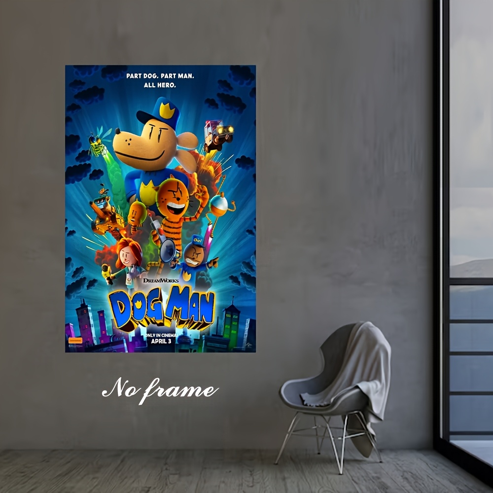 

Vintage Movie Poster Canvas Print, Decor, Fit Hanging Ornament, , Featherless, Electricity-free