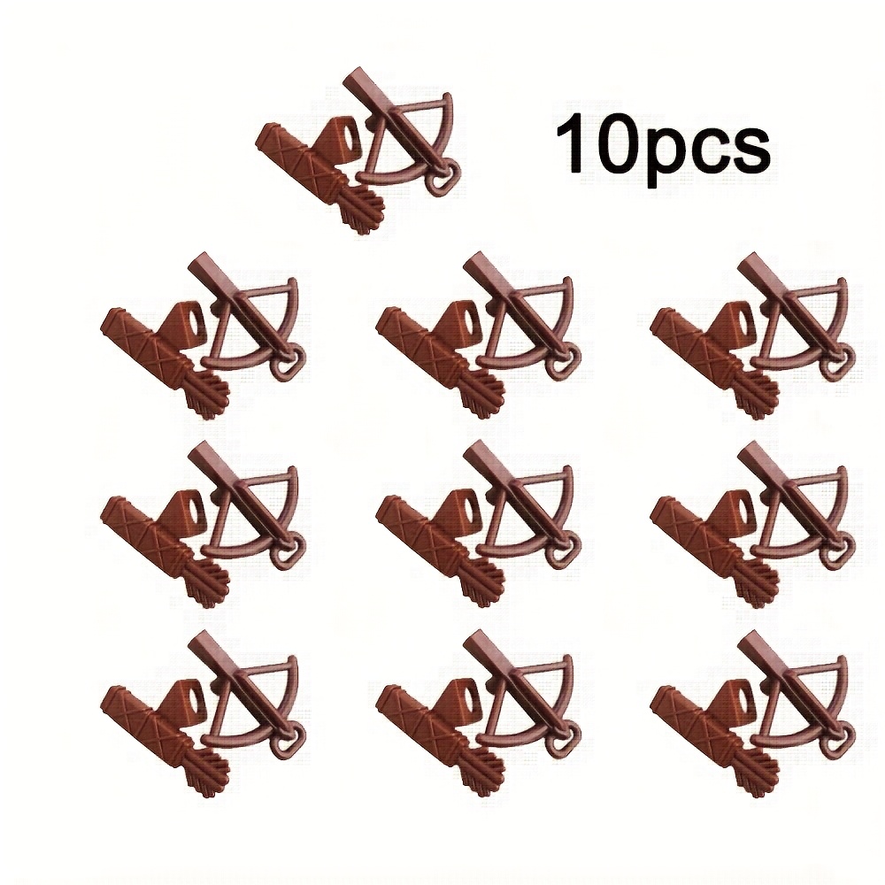 Medieval Scene Mini Figures Building Blocks Set with Crossbow Accessories