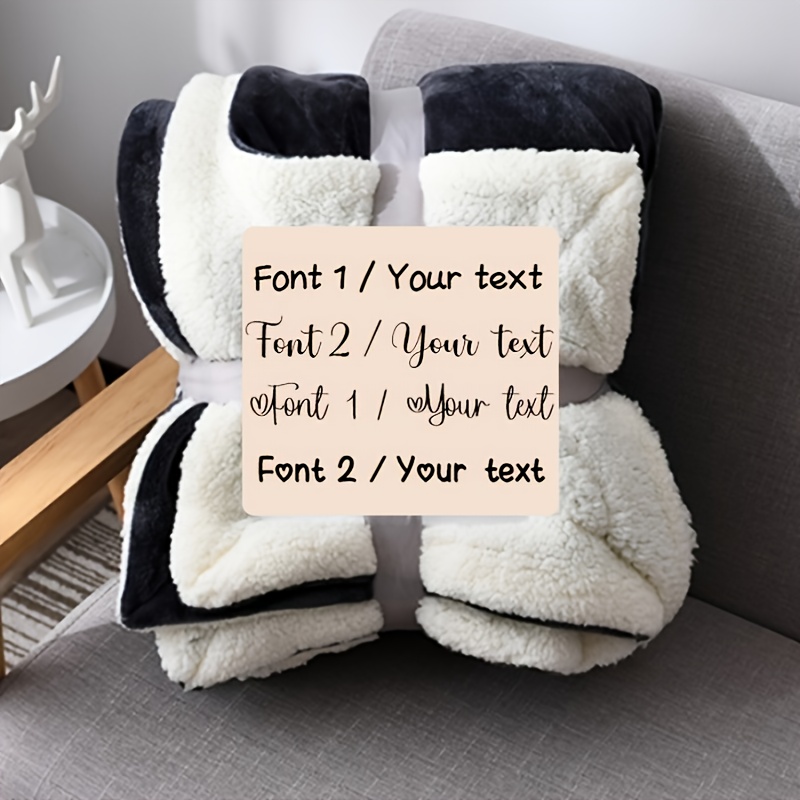 TEMU Dog Blanket - Cat Blanket- Personalised Dog Blanket - Puppy Blanket - Paw Print Blanket - Super Soft Pet Blanket - Embroidered Blanket