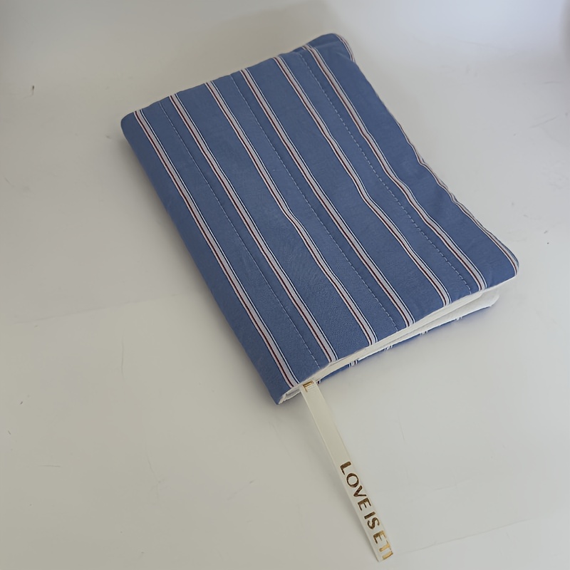 TEMU 1pc Easy Korean Polka Dot Fabric Book Cover Hand Account Book Cover Journal Book Cover Dopamine Book Sleeve