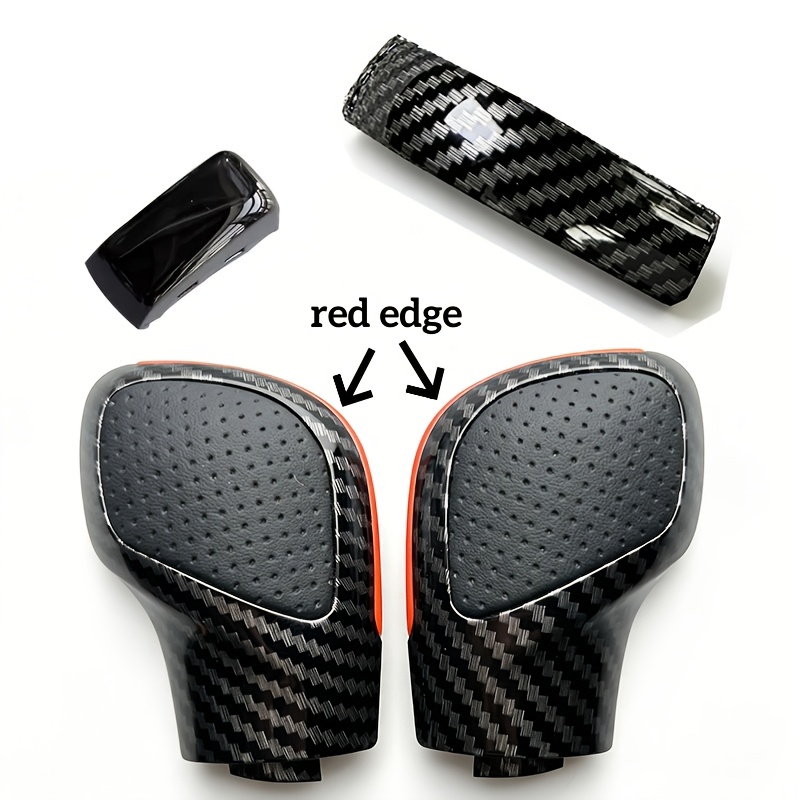 TEMU Black/red/blue Color Auto Car Gear Shift Knob For Vw For Golf 6 For Golf 7 R For B7 B8 Cc R20 For Jetta Mk6 Gli Emblem