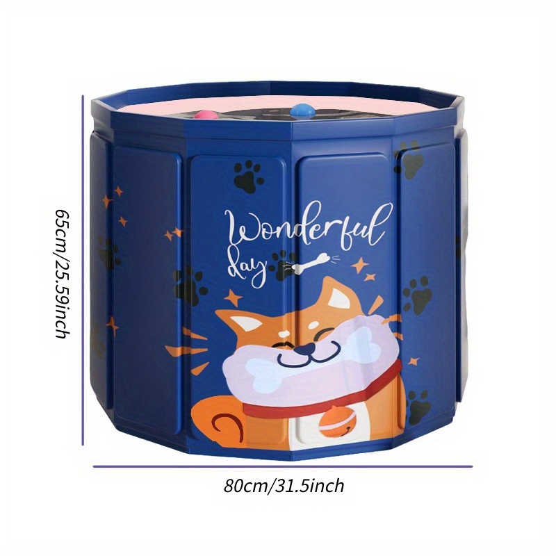 Shiba Inu Cartoon Design Bathing Tub, Thickened Spa Soaking Tub