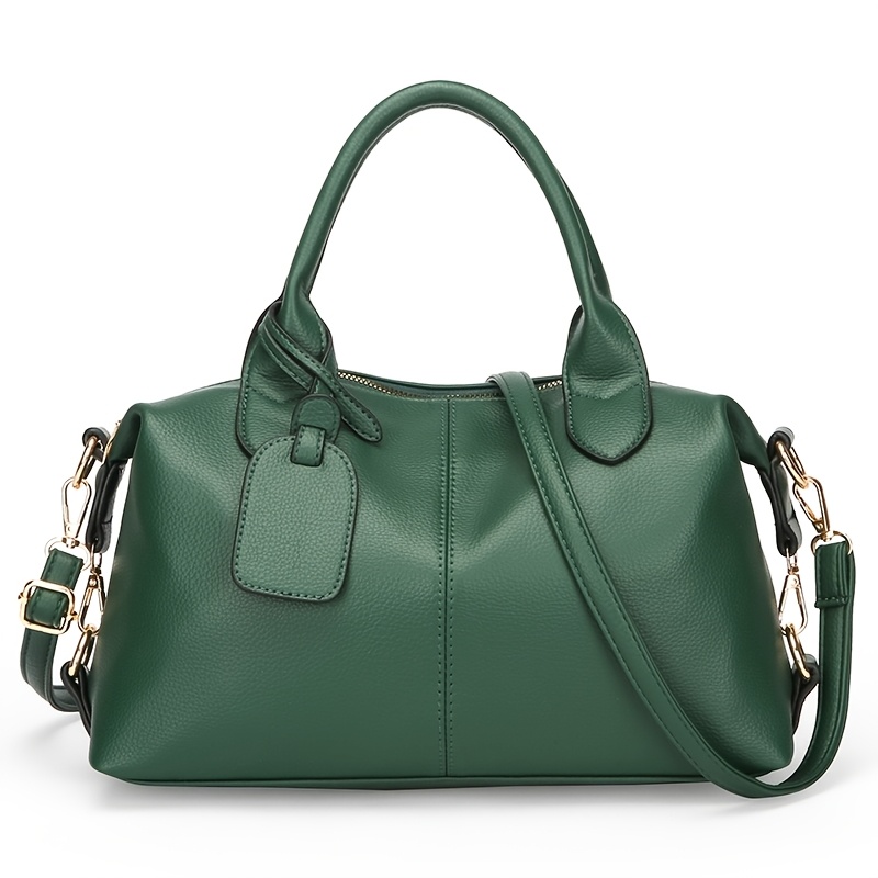 TEMU Women's Tote Bag, Casual Shoulder And Crossbody Bag, Large-capacity Multi-compartment Storage Bag, Versatile Bag For Daily Commuting And