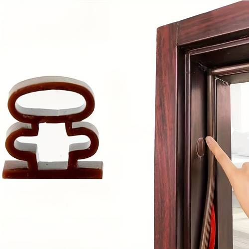 imagen del artículo 1 de burlete, burlete de goma negro de d para puertas/ventanas, burlete acústico autoadhesivo para puertas, burlete para marcos de puertas, de ventanas, bloqueo de huecos de 2/6 metros, para elegir