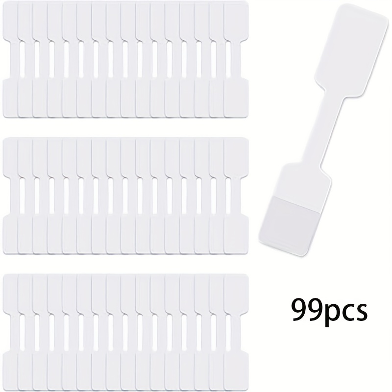 Temu 99 κομμάτια από χαρτί τιμολόγου για δαχτυλίδια, ιδανικό για την τιμολόγηση των διακοσμημάτων, απλό και χρήσιμο.-image