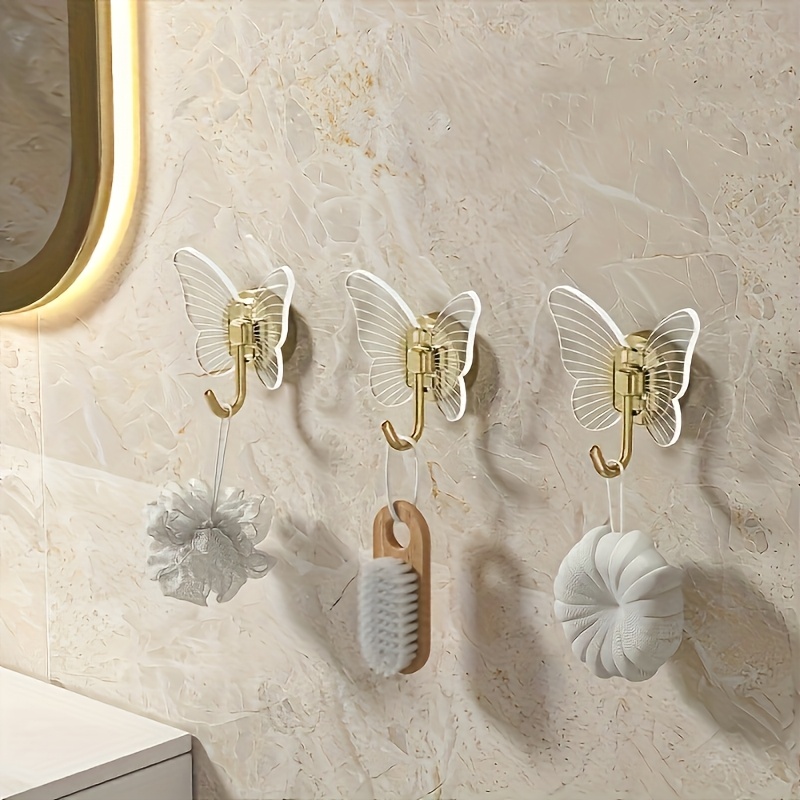 

-piece Hooks For The Bathroom, No Drilling Required, Seamless Clothing Hooks.