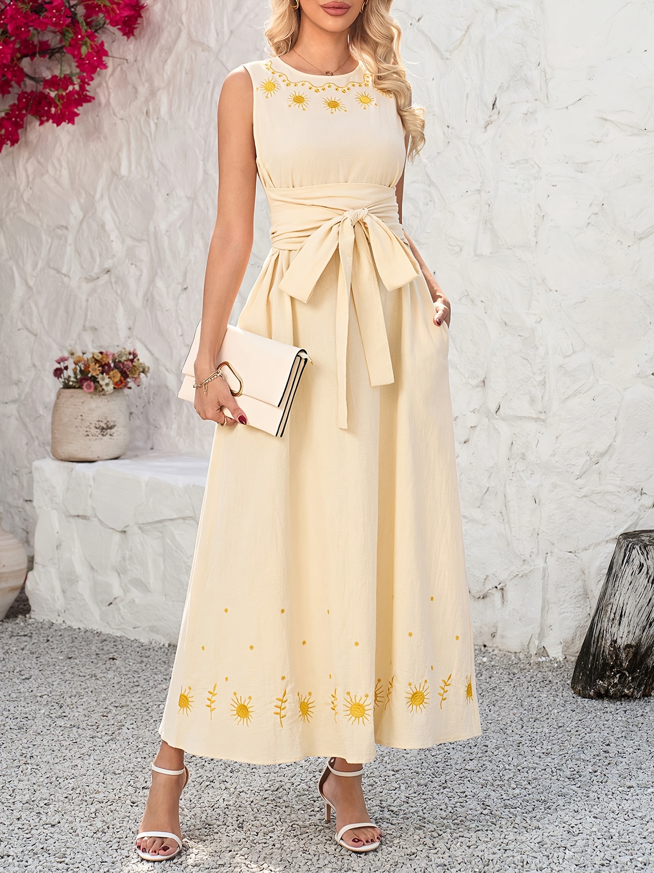 Maxi Dress Sleeveless Semi Formal Dresses Zarina High Neck