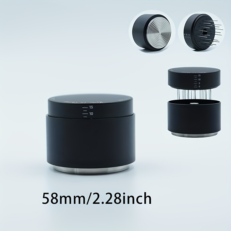 Image of Espresso Additions - Wdt Tools, 2-in-1 Design Coffee Dispenser And Tamper, 304 Stainless Steel Additions, Espresso Machine Set With Dispenser, Pine Powder Needle And Tamper - Sturdy And Durable