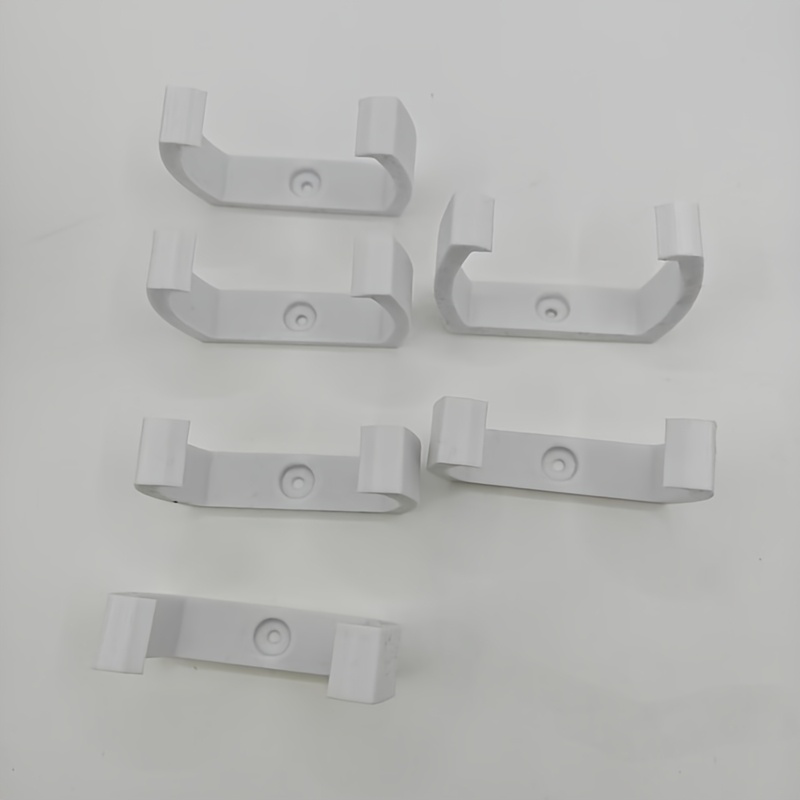 6pcs Power Socket Bracket, Wall Mounted Drilling Protector Bracket, 3d Printed Sturdy Socket Organizer, Suitable For Cable Management Systems In Home Offices, Space Storage And Fixing Device
