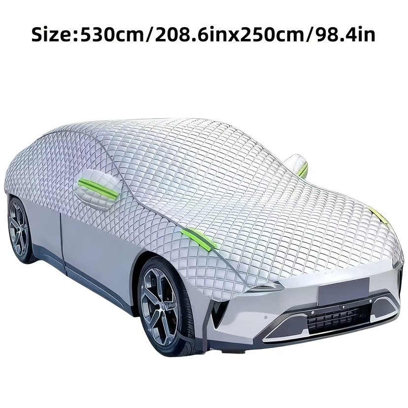 1pc heavy duty oxford cloth all weather cover compatible for suvs pickup fit   rain dust windproof car cover with off outdoor vehicle storage shield Product details 13
