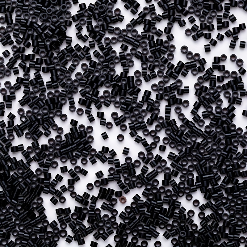 Beads And Bead Assortments 1.6mm 5 Grams Solid Color Glass Beads Seed Beads Black White Beige Multicolor Handmade Materials Additions