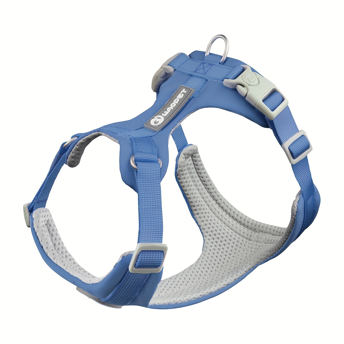 TEMU Waopet Breathable And Comfortable Adjustable Macaron Dog Harnesses Anti-escape Pet Harnesses Suitable For Medium And Small Dogs Outdoor Walking