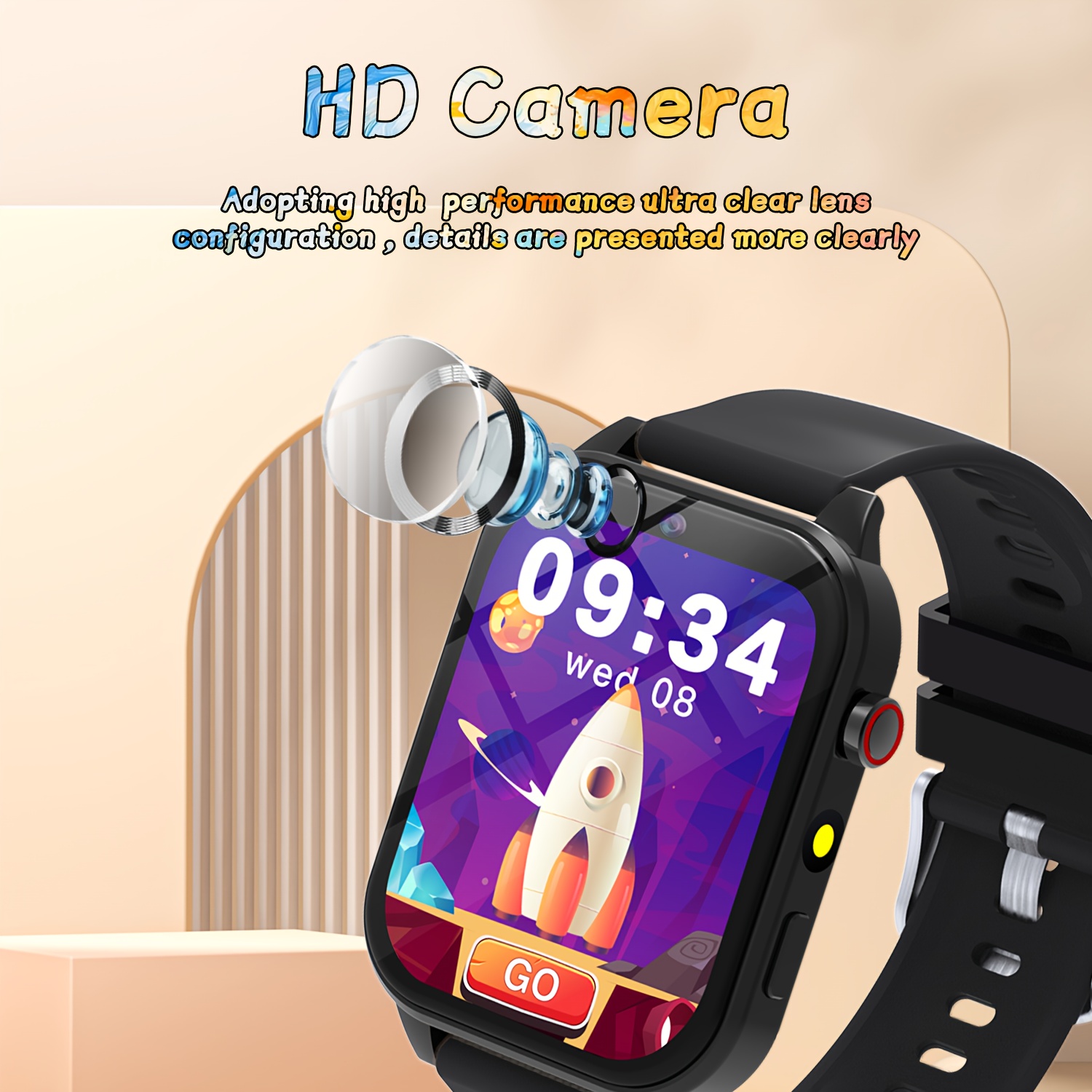 simsonpro kids   watch with educational games camera music player   kids tablet   3 pedometer calendar alarm clock low voltage operation ideal holiday 4