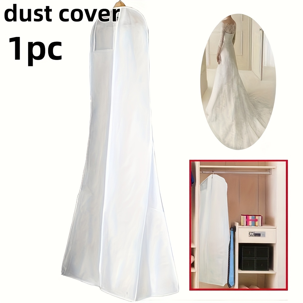 Travel Wedding Dress Bag 70" Bridal Wedding Dress Bag For Long Gowns Travel  Garment Bag For