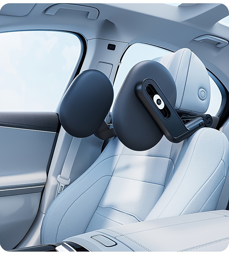 1 U-Shaped 45D Car Neck Pillow - Ergonomic Design with Three-Point Support, 360° Adjustable Breathable PU Cover, Ideal for Side Sleepers and Daily Commuting, Travel Pillow/neck Pillow, Travel Pillow/neck Pillow Airplane, Neck Cushion, Airplane Travel Accessory, Neck Travel Accessory, Neck Support Pillow