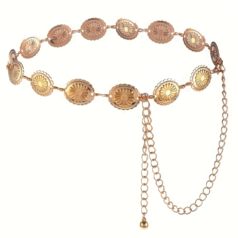 TEMU 1pc High-end Women's Fashionable Decorative Belt, Bohemian Style Dress And Suit Accessories, Date Party Decoration