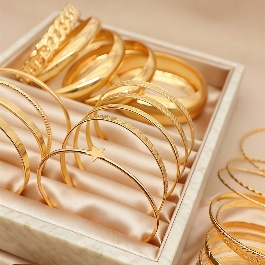 Random Versatile Daily Style Stackable Ring Set