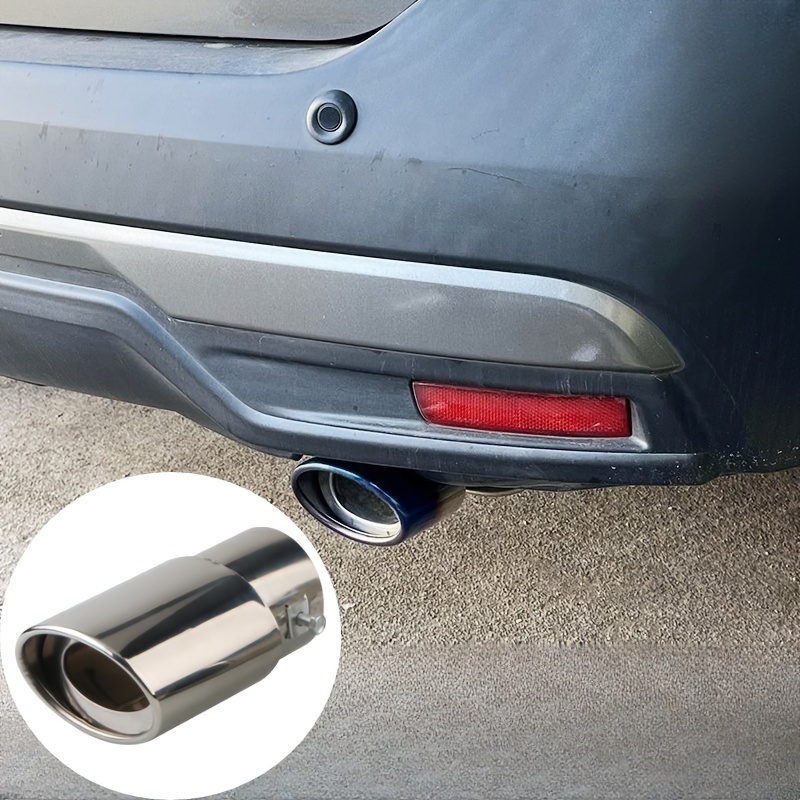TEMU Stylish And Sturdy Adjustable Tailpipes, Suitable For Cars, Suvs, And Trucks. This Exhaust System Features A Tailpipe Tail, Compatible With 2.5