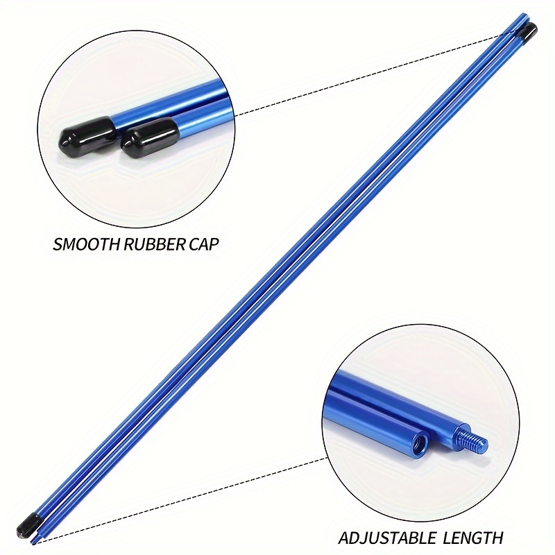   golf alignment stick aluminum alloy alignment stick portable detachable golf training equipment details 2