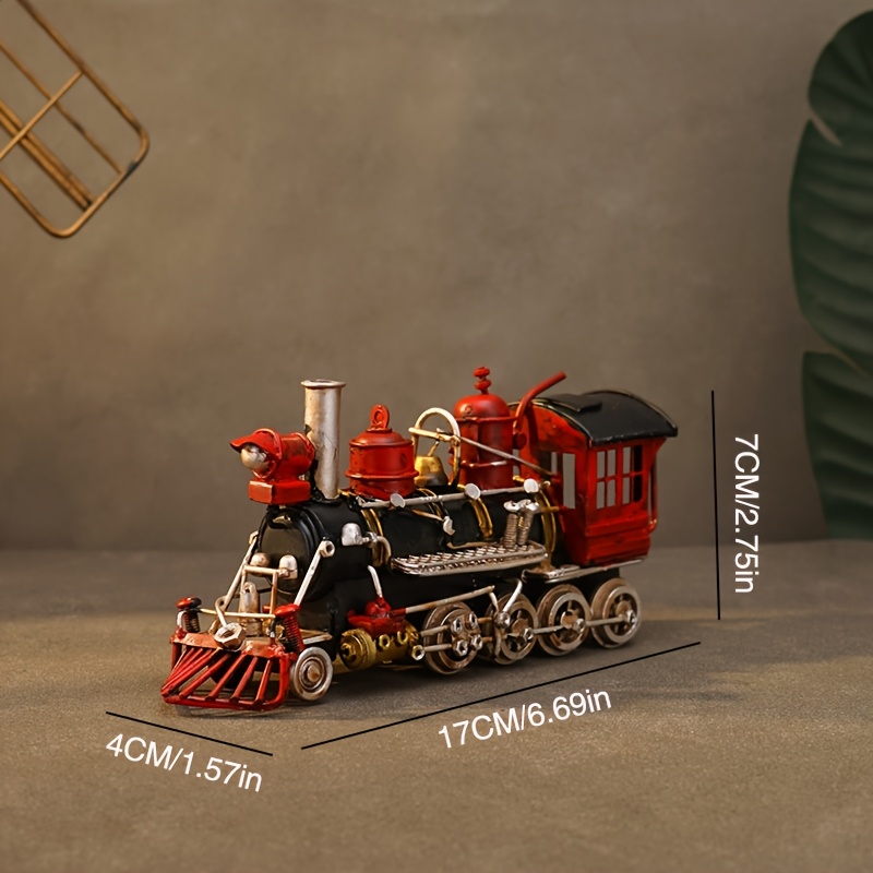 Train Indoor Living Room Bedroom Restaurant Statue Ornaments Creative Industrial Style Ornaments