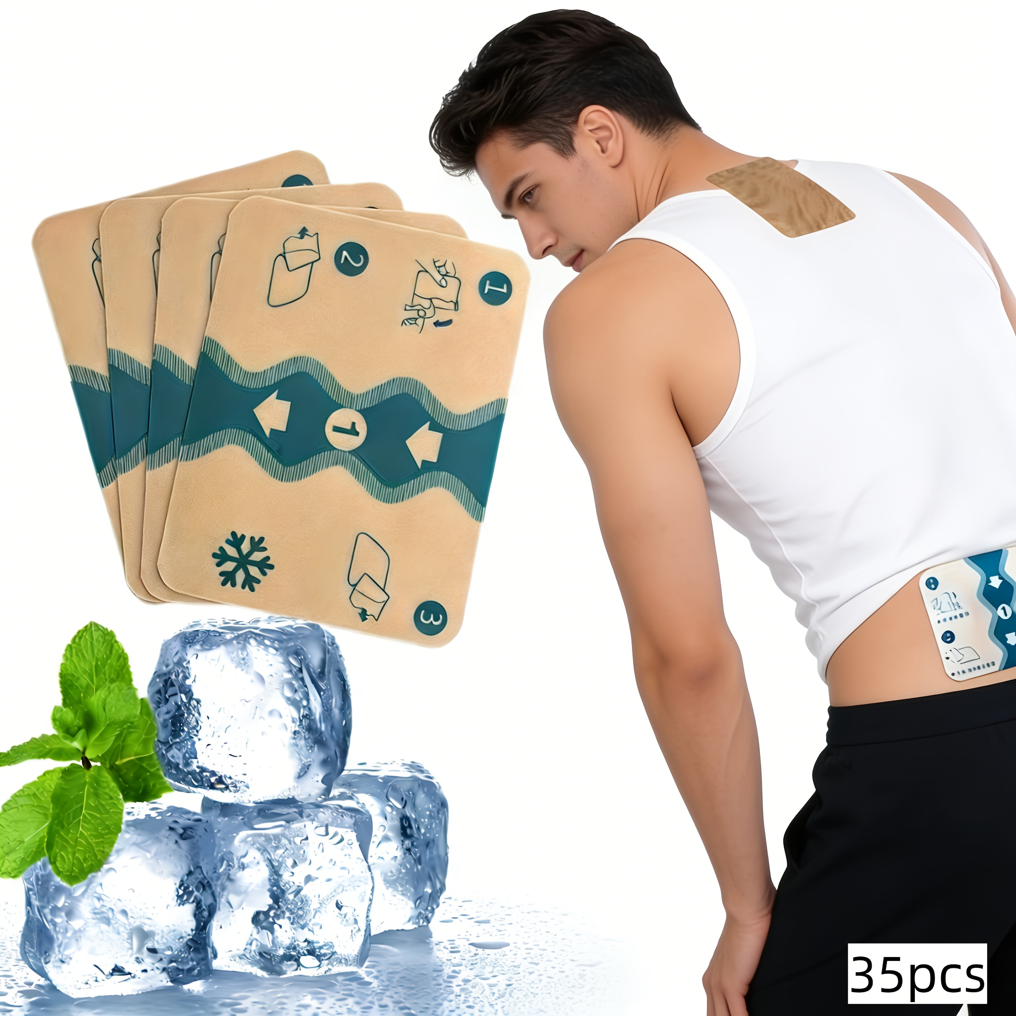 bandage stickers     sizes suitable for home women men the elderly athletes etc to relax relax after sitting for a long   daily use   cut and   used after tearing off Product details 1