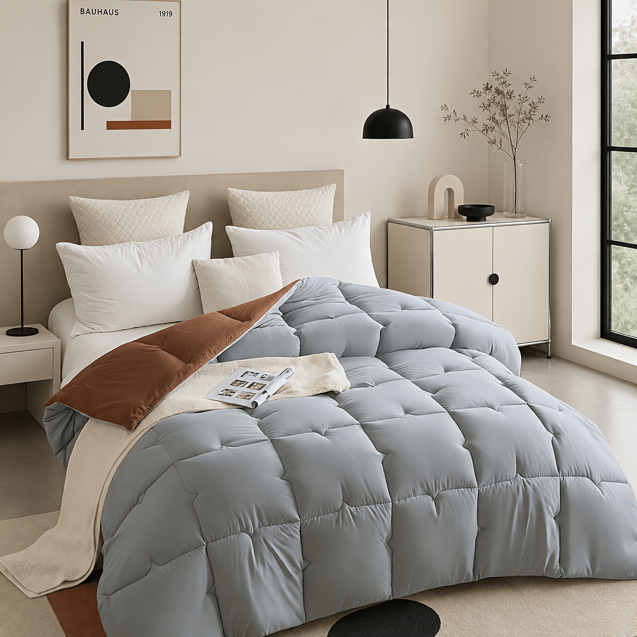Image of Quality Winter Thick Duvet, 400g/m², Double-sided Use, 95° Wash, Thickened , High-quality Filling, Durable , Soft And Breathable Fabric, -tex Standard, Duvet Cover Not Included