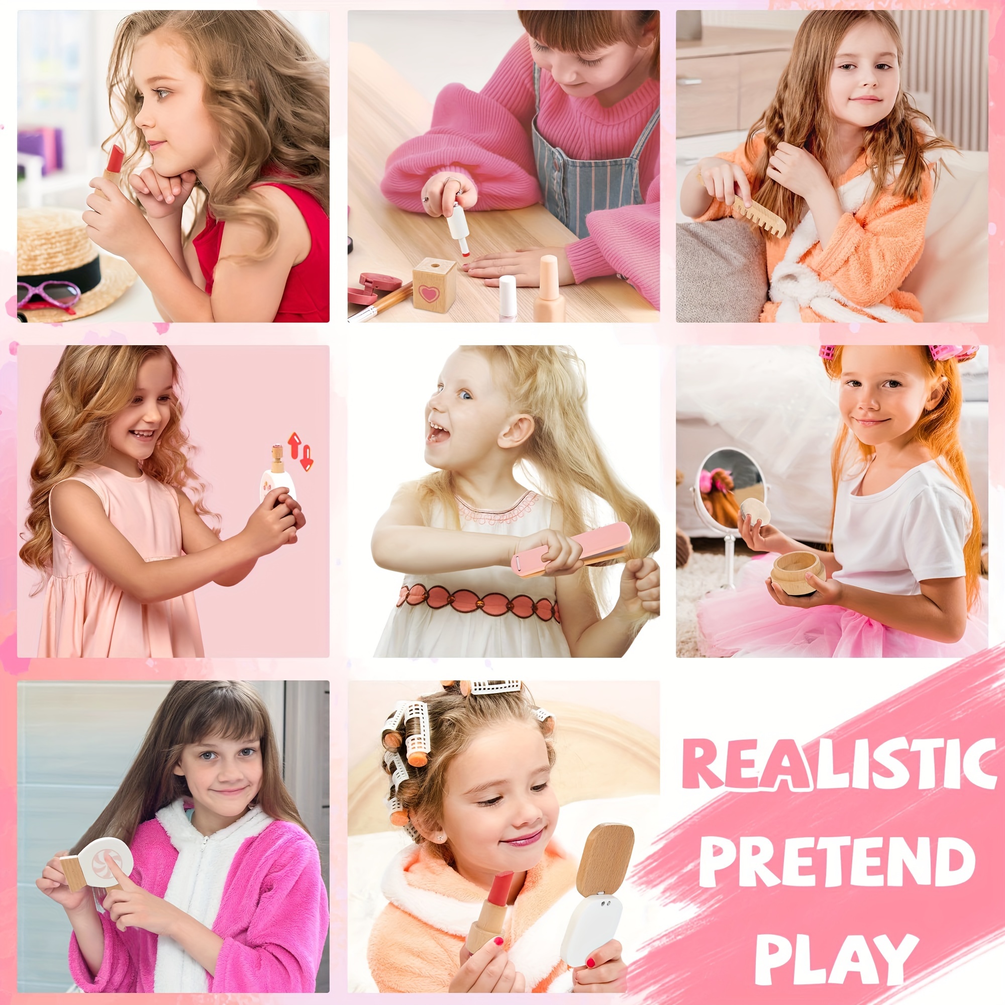 pretend hair and makeup set