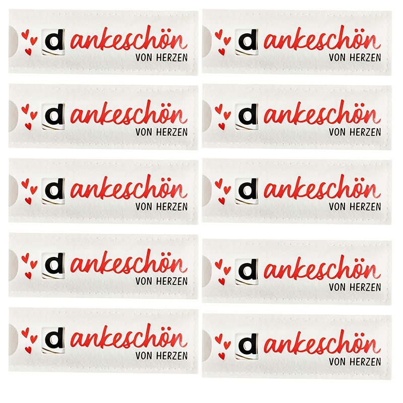 E-shop Deutsches Dankeschön-Geschenkverpackungsset – „Dankeschön “ Filztüten geeignet für Abschiedsfeiern, Mitarbeiteranerkennung, Lehrergeschenke,