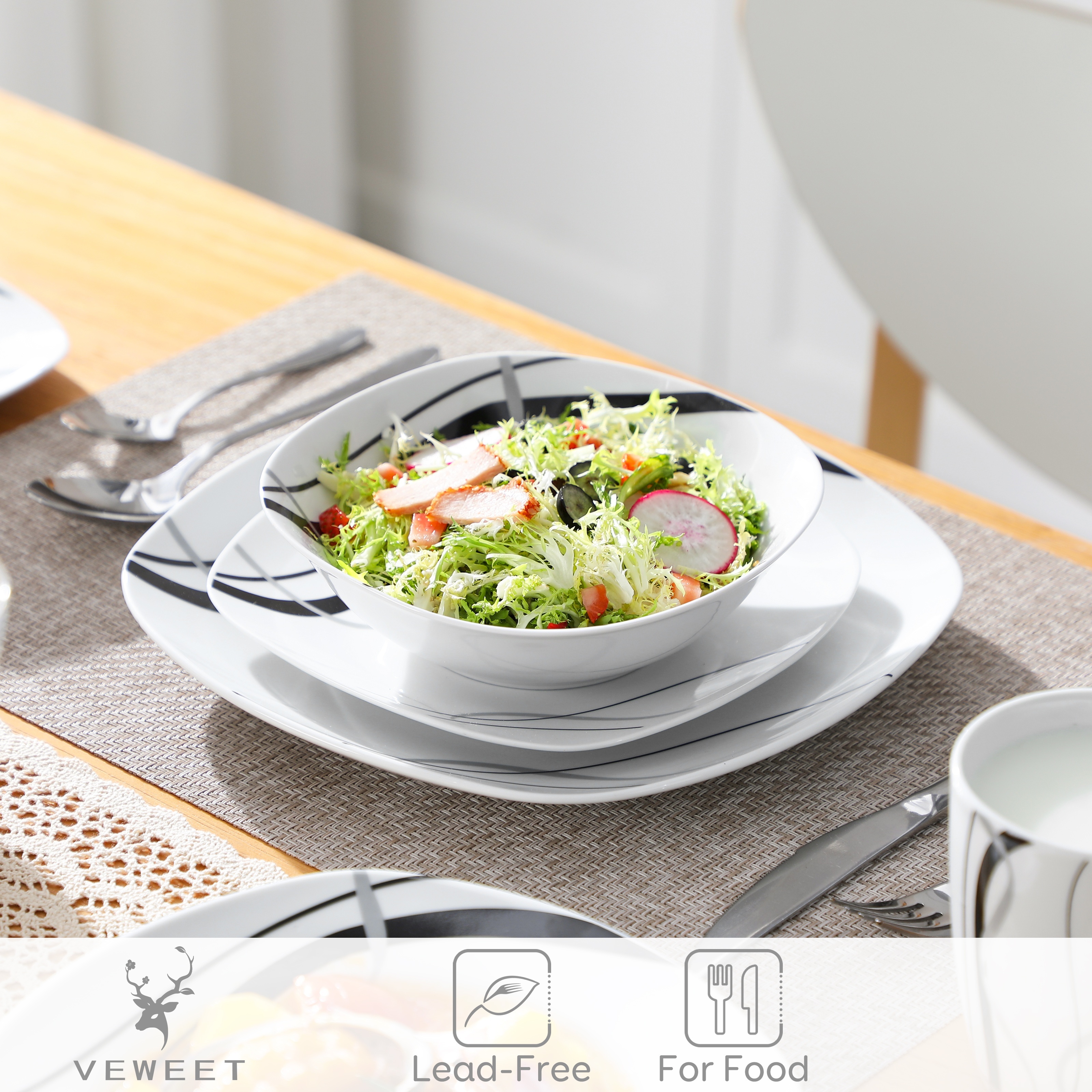 Corte Inglés Vajillas Completas Modernas Hogar Vajillas De