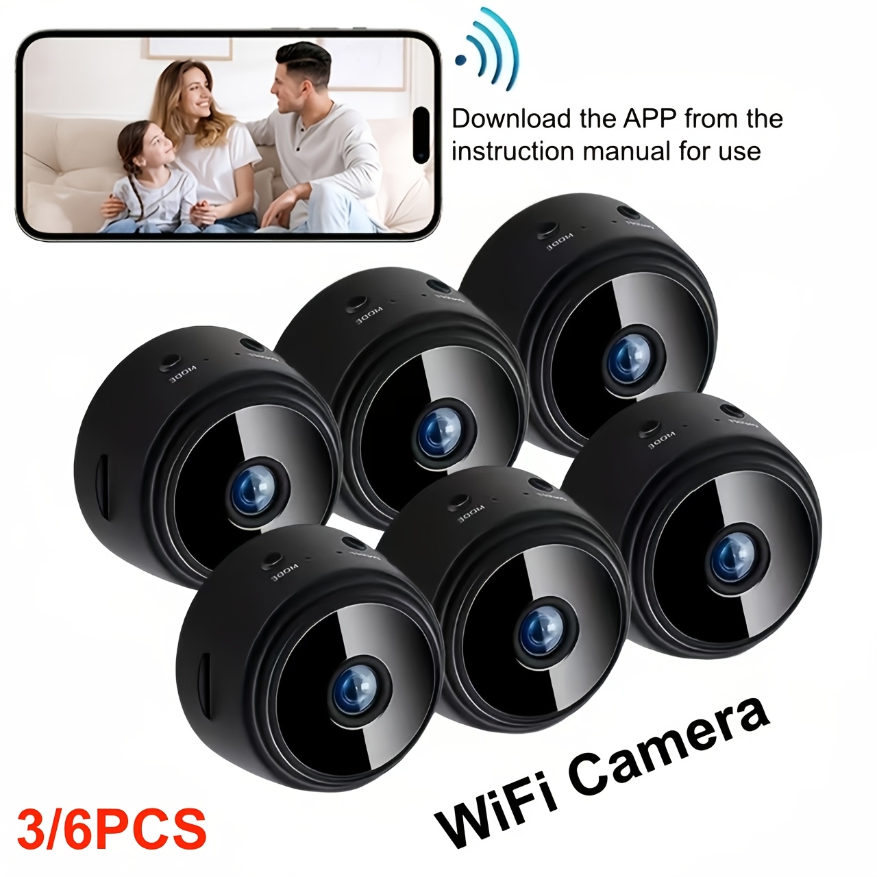 ring camera 3 pack sold on Temu United States