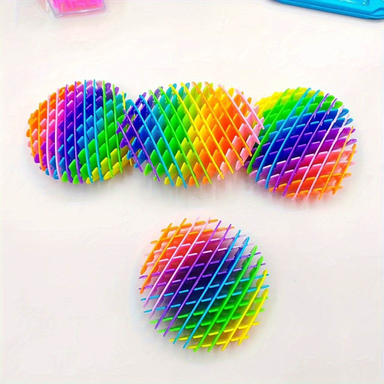 Glowing Finger Telescopic Tennis Toy Random Colors