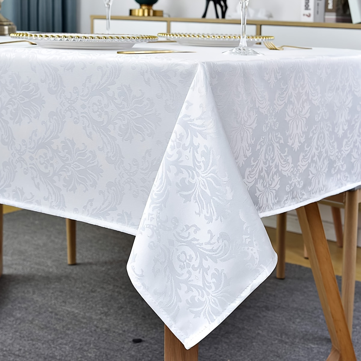 linen table cloths sold on Temu United States