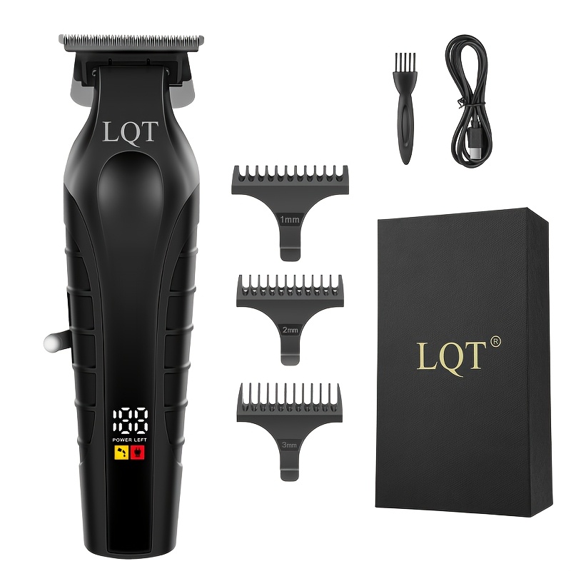Image of Rofessional Electric Trimmer Usb Rechargeable Wireless Powerful Shaver And Clipper Men's Hair Tool