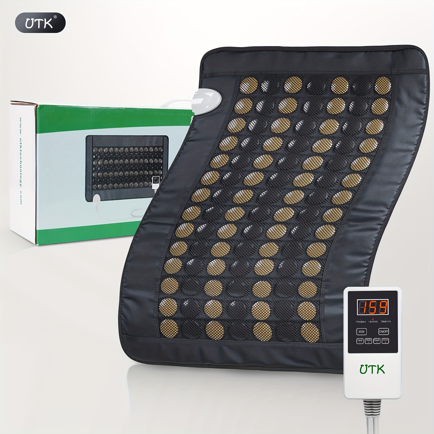 utk grade hot compress pad, multi-level precise temperature control, automatic timed  ,   temperature heating, suitable for office, home and use, a gift for family  ,  , therapeutic heat application, heated pad, ultrathermic pad, grade design, precise temperature system, safe low voltage build, durable heating elements, office workers, home patients, heat pad, heating pad for neck and shoulders and back, neck and shoulder heating pad, Product details 2