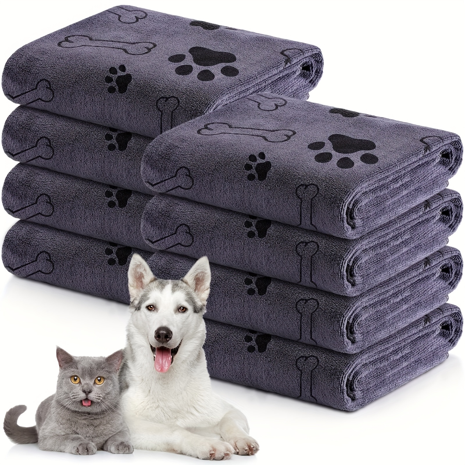 2/4 Pieces Ultra-fine Fiber Dog Melon Towels for Drying, Quick Drying Dog Paw Towels for Small Dogs, Cats, Pets, Medium-sized Dog Pet Bath Products