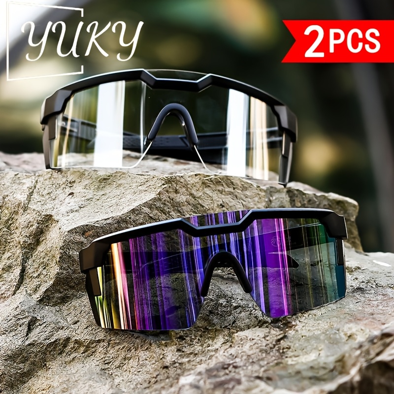 

Yuky Men's Sporty Semi-rimless Pc Polycarbonate Frame Glasses, , , Half Frame, With Hand Wash , For Climbing, Hiking, Daily Leisure, Christmas, Thanksgiving Day, Spring Festival