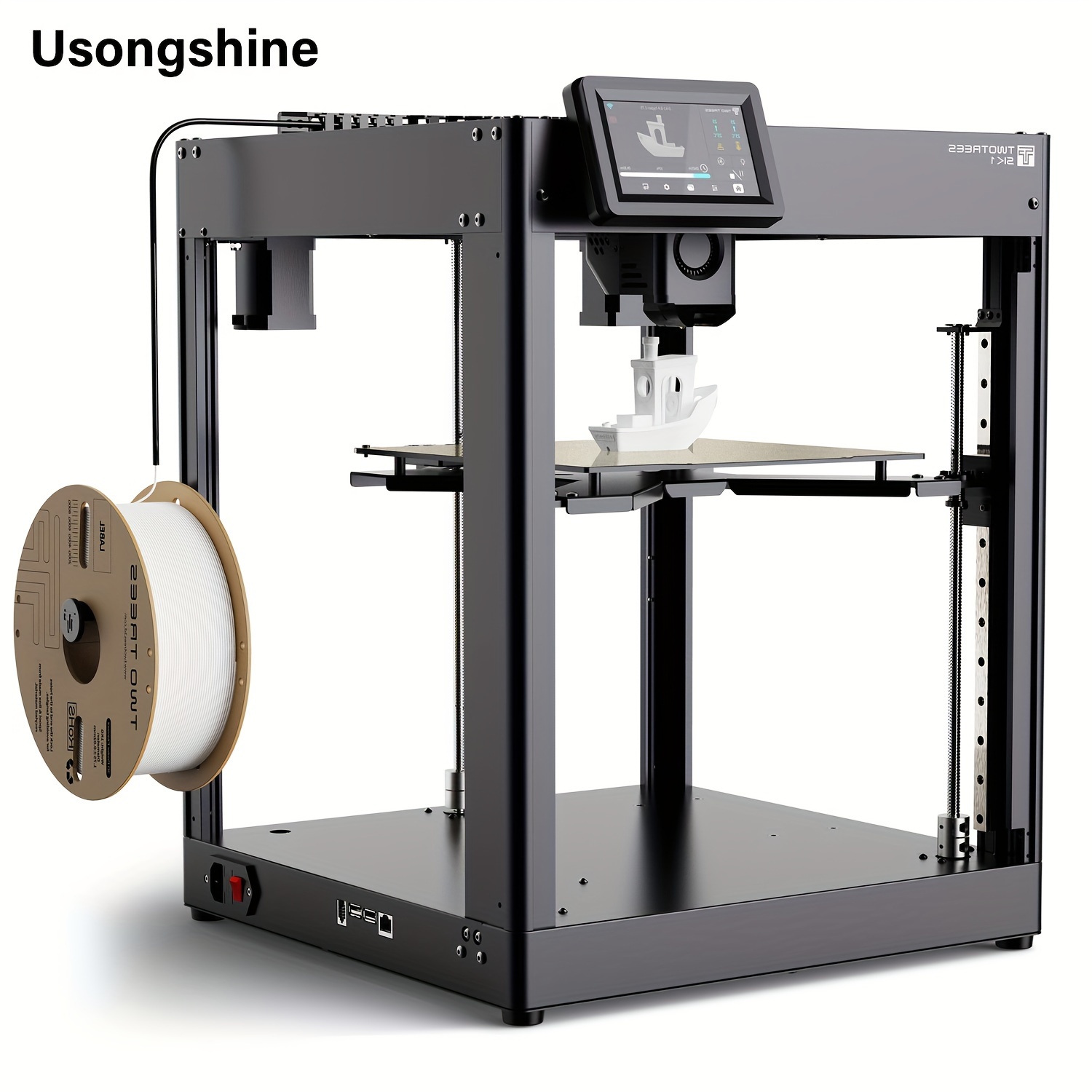 

Usongshine 3d Printer, 700mm/s Printing, 3.5-inch Screen, Dual Linear Full Tension Structure, Built-in Filament Sensor And Firmware, Xy With Auto Leveling Printing Fdm, Multi-language Support