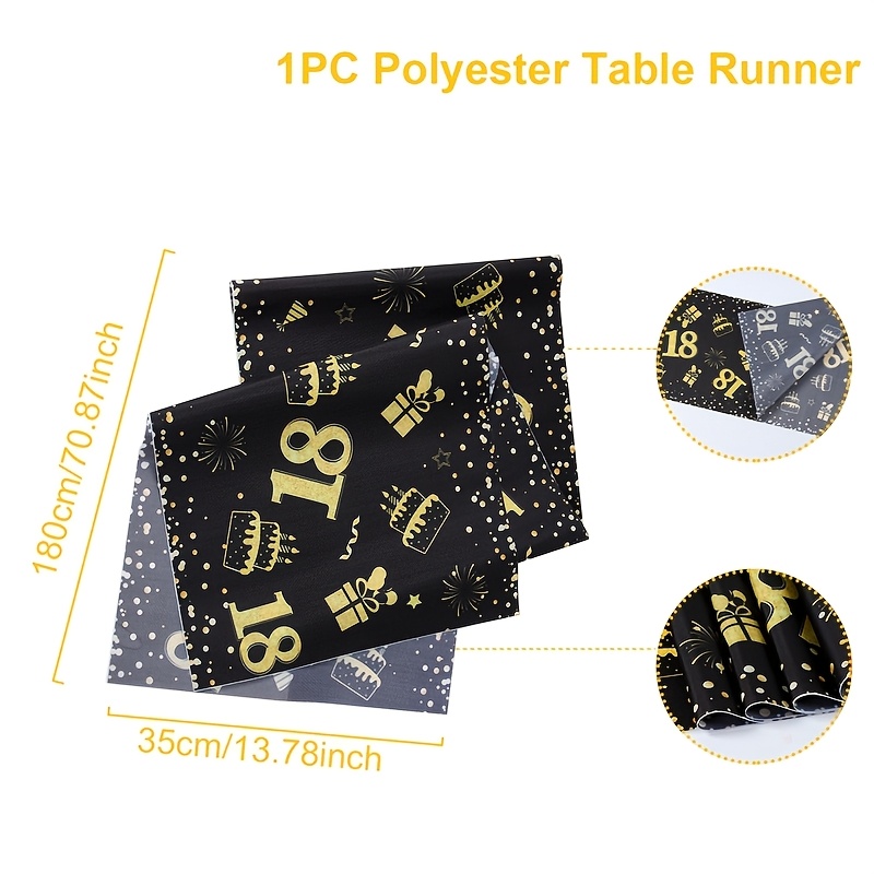 1 pz runner 18° compleanno design torta e regali - Italy