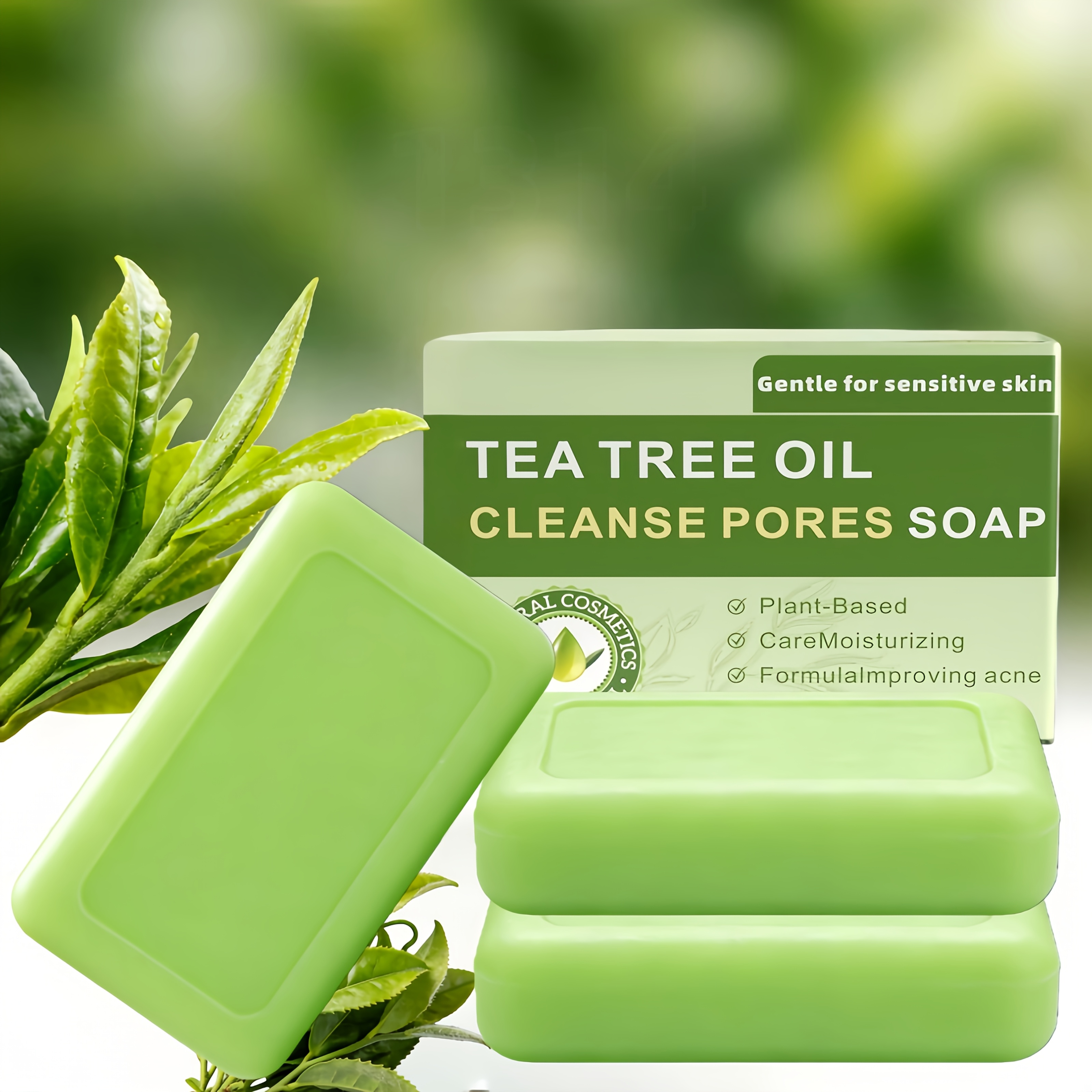 TEMU 3pcs Handmade Oil Soap, Deep Cleansing, Mild Exfoliating, Soap For Feet, Face, Skin And Body, Rich Fragrance, Suitable For Men And Women, Free Included