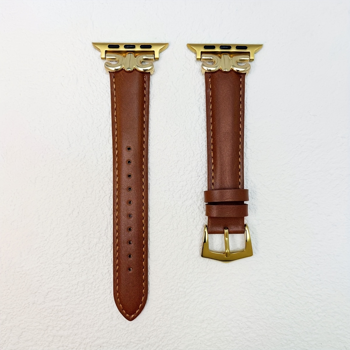 TEMU Bracelet de montre , compatible avec Apple Watch Ultra, SE, séries 3, 12, 11, 10, 9, 8, 7, 6, 4. Présente un design tendance de avec des touches