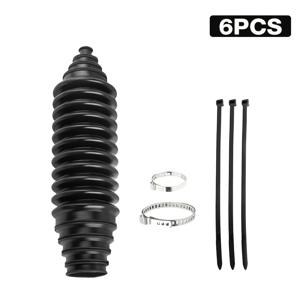 TEMU Ensemble de protection anti-poussière universel pour , kit de remplacement complet pour système de rack et pinion avec 1 capuchon, 2 pinces de