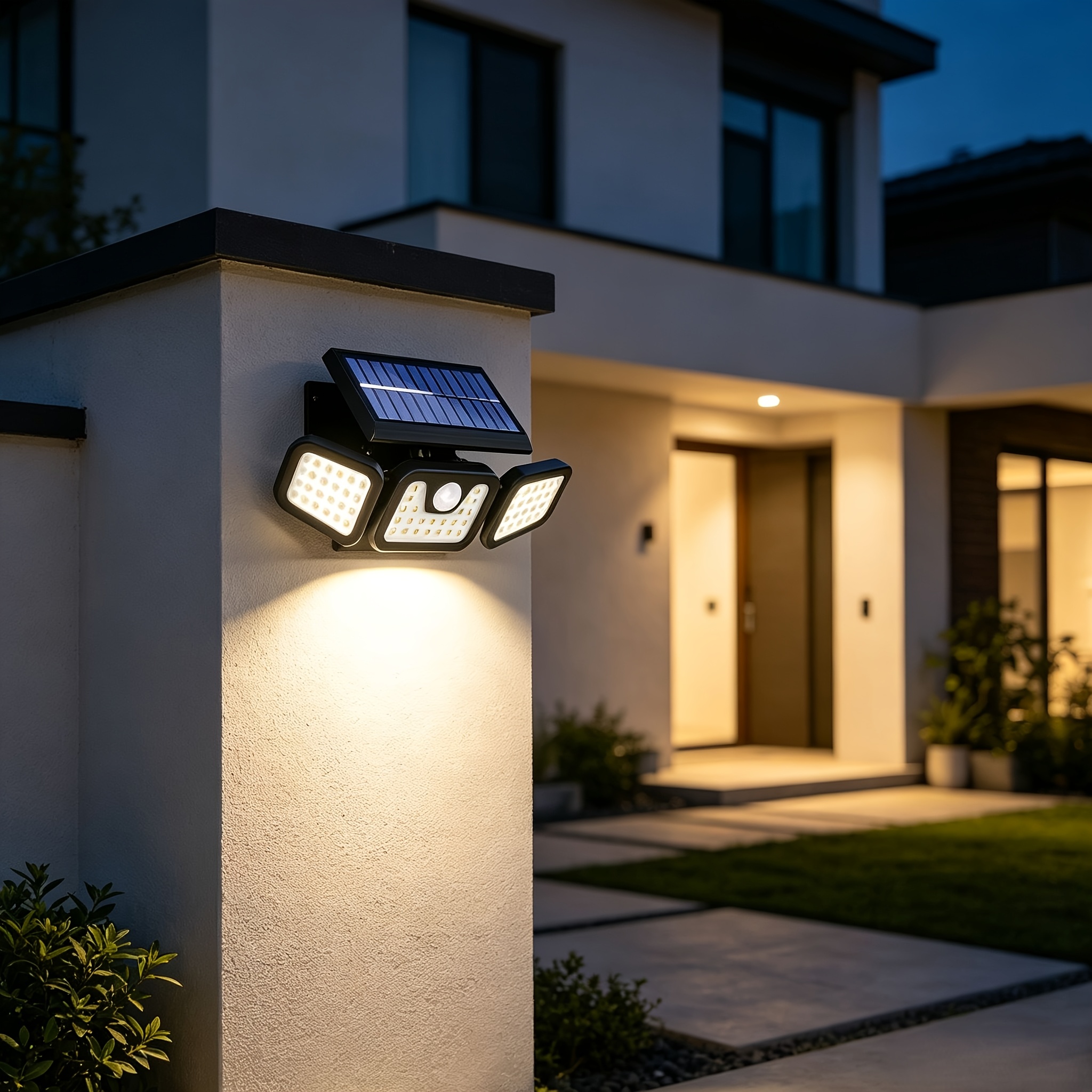 78 LED Solar Motion Sensor Light with 3 Brightness Modes