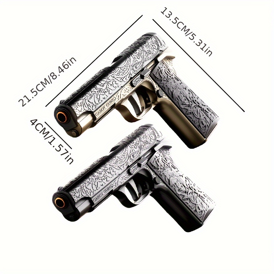vintage engraved m1911 toy pistol manual soft bullet blaster vintage engraved m1911 toy pistol manual soft bullet blaster