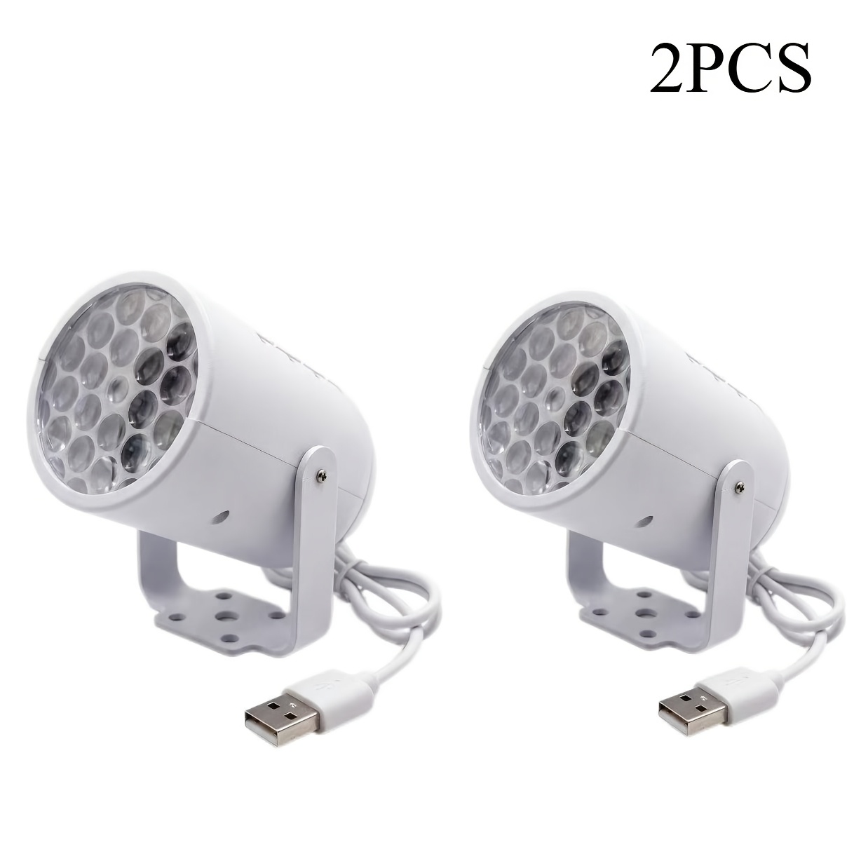 TEMU 2-pack Led Christmas Smart Projection Lights, Manual Rotating Night Light, Portable Indoor Light, Home Decorative Color Light, Celebration Disco